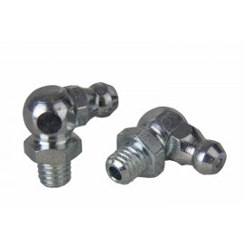 Пресмаслянка DIN 71412-C 1/4-28UNF цинк 90 градусів