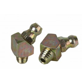 Пресмаслянка DIN 71412-BS M6x1 цинк жовтий 45/67 градусів