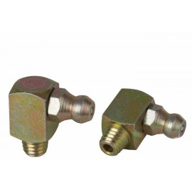 Пресмаслянка DIN 71412-CS M6x1 цинк жовтий 90 градусів