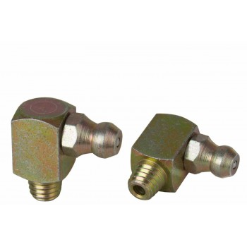 Пресмаслянка DIN 71412-CS M8x1 цинк жовтий 90 градусів
