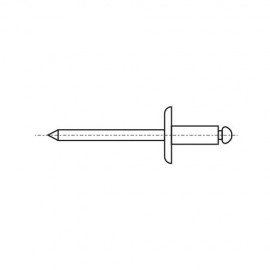 Заклепка DIN 7337 3,2x10x9,5 AL/St